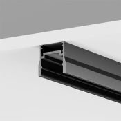 Накладной алюминиевый профиль Maytoni для уличной трековой системы Elasity IP 3м черный O-TR001-P-B3M