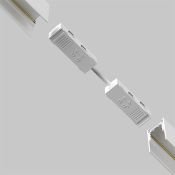 Коннектор питания прямой 5см Exility TRA034CPC-42W-5-1 белый