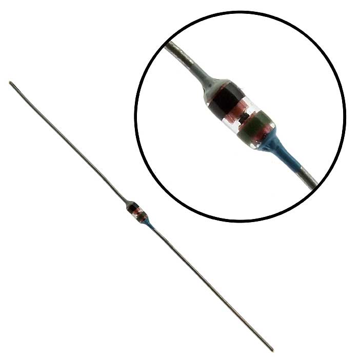 Стабилитрон     20V    0.15W 2С220Ж1
