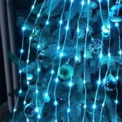 Умная гирлянда «Конский хвост» RGB серебристая нить, управление с приложения, USB, 10 нитей 1,5 м., USB, 150 Led, IP20