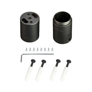 Крепление для гибкого неона Крепление MOONLIGHT-VT-CEILING-DL-D25 Black 048401