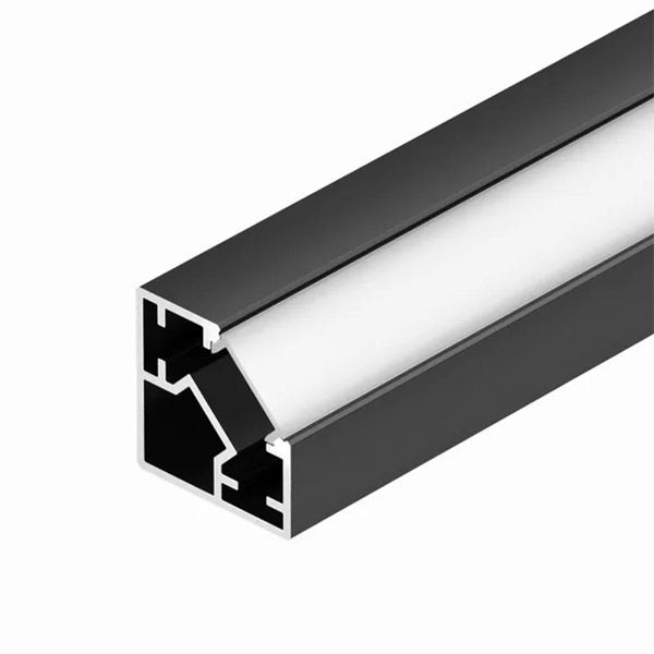 алюминиевый профиль SL-KUB-DISPLAY-2525-2000 ANOD BLACK 062894