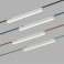 Трековый светильник  24W Белый-MIX BELTY SMART LINEAR DK5676-WH IP20 на шинопровод белый/черный