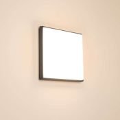 светильник  30W Белый теплый 029953 LGD-AREA-S300x300 220V IP54 квадратный накладной серый