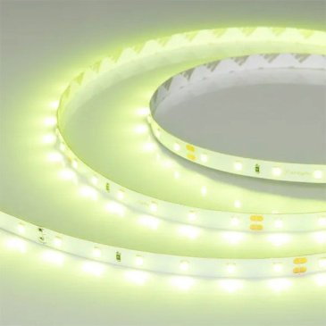 Светодиодная лента Салатовый 2835 24V  4.8W/m 60Led/метр 055382 RT-A60-8mm