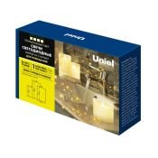 фигурка  светодиодная набор СВЕЧИ Белый теплый UL-00008593 ULD-F060 WARM WHITE CANDLE SET3