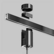 Трековый подвесной светильник 5W Белый теплый TR155-1-5W3K-B Фокус / Focus Led Flarity IP20 чёрный