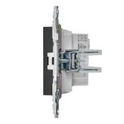 Штепсельная розетка встраиваемая IEK SKANDY 10А SK-R10-10-K48 SK-R02T без з/к без шторок титан