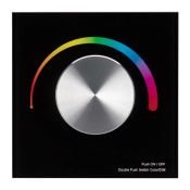 Панель встраиваемая Rotary  033763 SMART-P8-RGB-G-IN Black (12-24V, 3x4A, 2.4G)