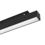Магнитный трековый светильник  8W Белый теплый MAG-FLEX-FLAT-L235 80deg 48V черный 036316