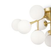 Люстра накладная Maytoni без лампы Даллас/Dallas MOD545CL-12BS 12х28W G9 фигурная золото