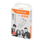 Зарядное устройство 2xUSB GoPower 2.4A