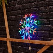 фигура светодиодная  3.6W RGB Снежинка UL-00007250 ULD-H4040-048-DTA RGB IP20 SNOWFLAKE