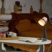 светильник настольный без лампы ULO-K22 D-E14-A BLACK-CREAM UL-00009543 черный/кремовый