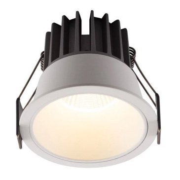 Встраиваемый светильник  12W Белый теплый DENKIRS GRENA DK4500-WH 220V IP20 круглый белый
