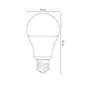 светодиодная фитолампа для растений  А60 15W UL-00010107 LED-A60-15W-SPSB-E27-CL PLP30WH для рассады и цветения