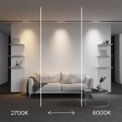 Трековый светильник 6W Белый теплый - белый TR241-4-6WTW-DSZ-B Точки / Points Exility X 2700-6000K Dim Smart Zigbee чёрный