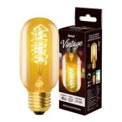 лампа ретро накаливания Vintage форма цилиндр 40W UL-00000486 IL-V-L45A-40/GOLDEN/E27 CW01 диммируемая