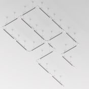 Шинопровод трехфазный TRX005-311W Trinity 1м белый накладной/подвесной