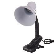 светильник настольный без лампы TLI-202  E27 00756 на прищепке белый