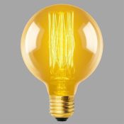 лампа ретро накаливания Vintage форма шар 60W UL-00000478 IL-V-G80-60/GOLDEN/E27 VW01 диммируемая