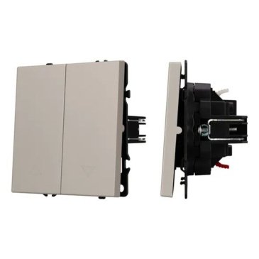 Механизм выключателя управления шторами 059434 SWT-NOBE-MKR2-SFPL-CA кашемир