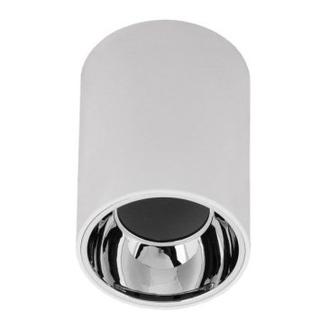 Накладной светильник без лампы IEK LIGHTING 4111 LT-UPB0-4111-GU10-1-K23 GU10 цилиндр белый/хром