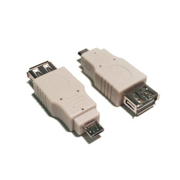 Переходник гнездо USB A- штекер micro USB 5P