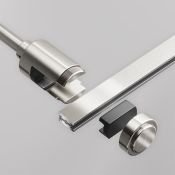 Крепление настенное Wall одинарное удлиненное Flarity TRA155CW-SL1-PT платина
