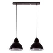 Подвесной светильник без лампы 16-67 2019/2 2x40W E27 фигурный черный