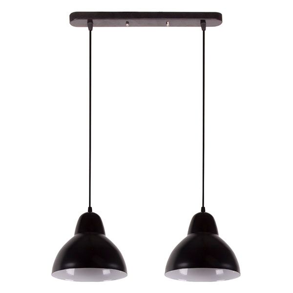 Подвесной светильник без лампы 16-67 2019/2 2x40W E27 фигурный черный