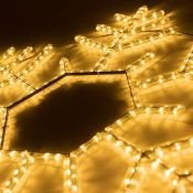 фигура из дюралайта 35W Белый теплый СНЕЖИНКА 034259 ARD-SNOWFLAKE-M10-1000x900-576LED IP65
