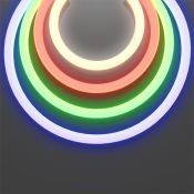 Гибкий неон   86W RGBW-Warm NEMO 20304 360° D25 24V IP65 3000K