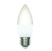 светодиодная лампа свеча Белый дневной  5W  UL-00008787 LED-C37-5W/4000K/E27/FR/SLS Volpe Optima