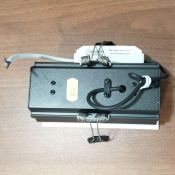Встраиваемый светильник  10W Белый теплый Luminosity ROTATE CYL 220V IP44 дим. поворотный прямоугольный белый с черной вставкой Уценка!