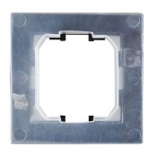 Рамка пластик 1 пост IEK BRITE BR-M12-44-K02 РУ-1-БрЧ-44 черный IP44