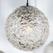 Подвесной светильник без лампы Lightstar 815210 BARI 1х40W G9 шар хром/прозрачный