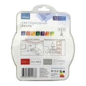 Светодиодная лента Красный 5050 12V 14.4W/m 60Led/метр 48BL Стандарт 10мм IP20 5м блистер