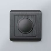 Диммер WERKEL  WL04-DM600 / W1142004 графит рифленый