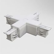 Коннектор Х-образный Trinity TRA005CX-31W белый