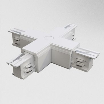 Коннектор Х-образный Trinity TRA005CX-31W белый
