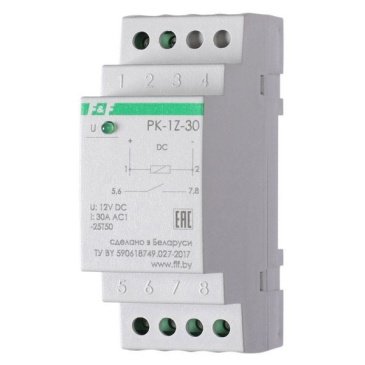 Электромагнитное (промежуточное) реле PK-1Z-30 12V EA06.001.018