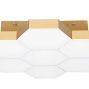 Люстра накладная Lightstar светодиодная  35W Белый теплый FAVO 750071 фигурная золото