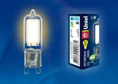 светодиодная лампа капсульная G9 Белый теплый 4W UL-00001815 LED-JCD-4W/WW/G9/CL GLZ01TR светодиодная лампа капсульная G9 Белый теплый 4W UL-00001815 LED-JCD-4W/WW/G9/CL GLZ01TR