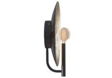 светильник Sunlumen без лампы 091-183  ORBIS-C 600 Potal Silver E27 настенный дерево / металл
