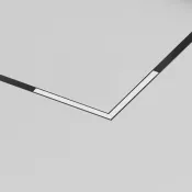 Трековый светильник однофазный  18W Белый-MIX SMART LINEAR DK8314-BK IP20 на шинопровод управляемый ZigBee черный