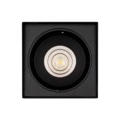 Накладной светильник  11W Белый 023080 SP-CUBUS-S100x100BK-11W 220V куб черный Уценка!!!
