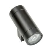 светильник Lightstar без лампы 351607 PARO 2xGU10 220V IP65 цилиндр двухсторонний накладной черный