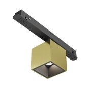 Трековый светильник  7W Белый-MIX Альфа/Alfa S Exility 50deg TR133-4-7W-DS-BS на шинопровод латунь
