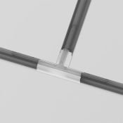 Коннектор Т-образный встраиваемый Gravity TRA010CT-42W белый